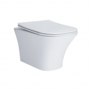 Унітаз підвісний Qtap Presto безобідковий з сідінням Soft-close QT24332615EW